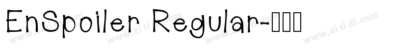 EnSpoiler Regular字体转换